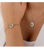 Unisex Diana Gümüş Set (Gümüş)