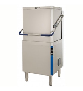 Electrolux Professional Giyotin Tip Bulaşık Makinesi, Çift Cidarlı, İzolasyonlu Manuel Kapak, Clear Blue Filitre Sistemi, 80 Sepet/saat EHT8IS