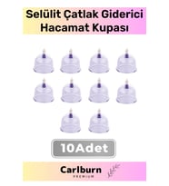 Premium Series Çatlak Vakumlu 6 Numara Hacamat Kupası 10 Adet