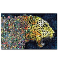 Cakapuzzle Renkli Karışık Objelerden Oluşan Leopar  Puzzle Yapboz MDF (Ahşap) (120 Parça)