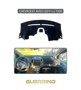 CHEVROLET AVEO 2011+ T300TORPİDO KORUMA HALISI GRİ KENAR