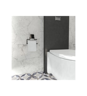Decorev DC-5056 Dekoratif Siyah Tuvalet Kağıtlık Kapaksız Modern Banyo Aksesuarı