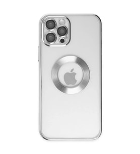 Apple iPhone 12 Pro Kılıf Slot Silikon - Gümüş