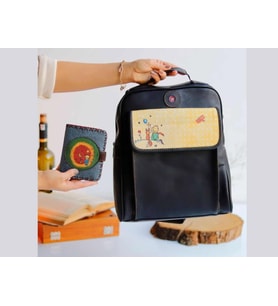 Küçük Prens Desen Unisex Siyah Canta, EKucuk Prens Petrol Cüzdan Hem Sırt Hem Capraz Hem Elde Etnik Bohem Style KOMBIN