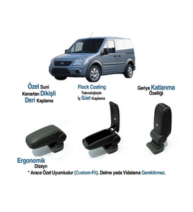 FORD CONNECT ARACA ÖZEL KOL DAYAMA VİDASIZ KOLÇAK 2002 2003 2004 2005 2006 2007 2008 2009