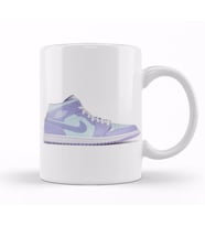 Jordan 1 Mid Purple Aqua Kupa Bardak Porselen
