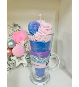 Unicorn Milkshake Candle