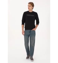 U.S. Polo Assn. Erkek Sweatshirt (Siyah)