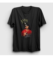 Presmono Unisex Siyah King Müzik Bruno Mars T-Shirt 475610tt