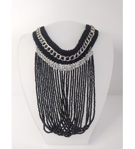 Kolye Gerdanlık Kadın Choker Bohem Kolyeler El Yapımı Uzun Püskül Boncuklar Bayan Kolye Takı Tasma
