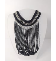Kolye Gerdanlık Kadın Choker Bohem Kolyeler El Yapımı Uzun Püskül Boncuklar Bayan Kolye Takı Tasma