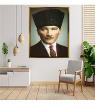 ÇERÇEVELİ ATATÜRK TABLO S438