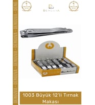 #TırnakMakası Paslanmaz Çelik Profesyonel Manikür Pedikür Seti Büyük Boy Keskin 12'li Tırnak Makası