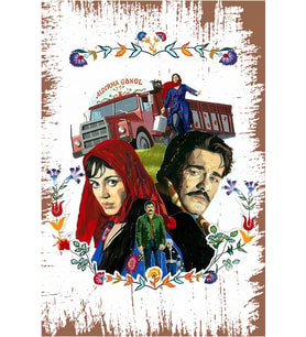 Yeşilçam Temalı Retro Ahşap Poster