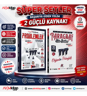 Orijinal Mikro TYT Problemler ve Paragraf Soru Bankası Seti 2 Kitap