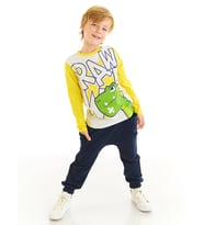 Rawr Dino Erkek Çocuk T-shirt Pantolon Takım