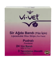 Vi-Vet Yüz İçin Sir Ağda Bandı Pudralı 24'lü 1 Ad.