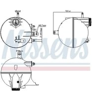 NISSENS 996295 Yedek Su Deposu A1695000149