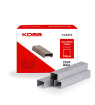 KOBB KBZ216 16mm 2500 Adet 200 Serisi Ağır Hizmet Tipi Zımba Teli