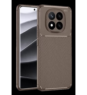 Xiaomi Redmi Note 14 Pro 4G Uyumlu Kılıf Auto Focus Karbon Kapak - Gri
