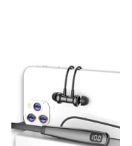 Y12 Kablolu Kulaki̇çi̇ Si̇li̇konlu Bluetooth Kulaklik