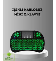 Mey İthalat® Led Işıklı Q Klavye – Touchpad, Numerik Tuş Takımı Multimedya Kısayolları