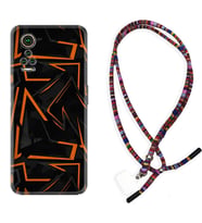 General Mobile GM 21 Pro GM 22 Pro Plus Kılıf Boyun Asklı Rasta Silikon Zigzaglar 1651