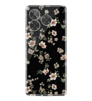 Era 30 Kılıf HD Resim Baskılı Siyah Fon Çiçek StKd -045