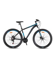 Kron XC 75 27.5" Jant MD 21 Vites Dağ Bisikleti 17 Kadro Siyah Mavi Füme 