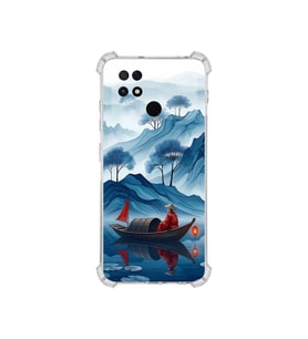 PrintiFy Xiaomi Pococ40 ile Uyumlu Simya Serisi Sonsuz Akış Tasarımlı Uv Baskılı Köşe Korumalı Antişok Kılıf