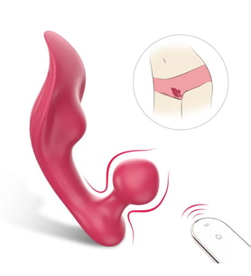 CHOMPTER RCT Kablosuz Kumandalı Lay On  Vajinal Uyarıcı Giyilebilir 2 in 1 Vibratör