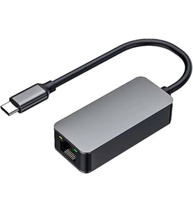 Type-C Gen1 → 2.5G Ethernet Dönüştürücü  USB-C to RJ45  2500 Mbps  Alüminyum Gövde ZR621
