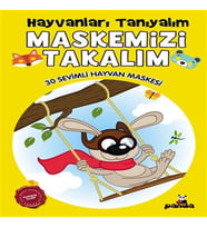 Maskemizi Takalım - Hayvanları Tanıyalım - 30 Sevimli Hayvan Maskesi