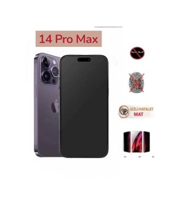 Iphone 14 Pro Max Mat Hayalet Ekran Gizli Privacy Tam Kaplayan Kırılmaz Cam Seramik Ekran Koruyucu