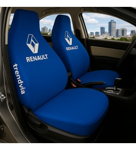 Seat Araç Ön ve Arka Koltuk Kılıfı – Penye Oto Servis Koruma Kılıfı (Mavi)