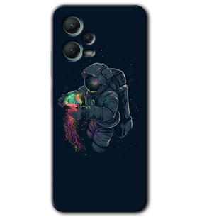 Redmi Note 12 5G Kılıf HD Desen Baskılı Kılıf - Astronot Kıyafeti