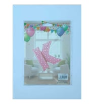K Harf Pembe Kalp Desenli Folyo Balon 26" 65 cm parti, doğum günü