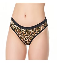 Tutku 12 'li Bayan Leopar Bikini Külot Kombin (Karışık)