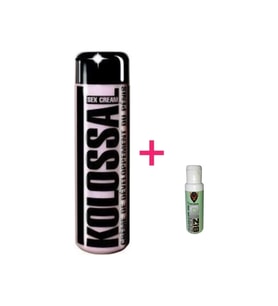 Kolossal Krem 200 Ml Erkekler Özel Bölgeyi Losyon 3 Ad + Natural Masaj Yağı İle 1ad