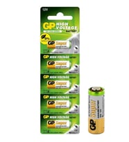 GP 23A 12V Kalın Alarm Pili (5'li Paket)