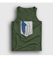 Presmono Unisex Haki Scout Anime Attack On Titan Atlet 124779tt (Haki)