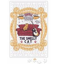 Central Perk Smelly Cat Kedi Friends Puzzle 240 Parça Yapboz