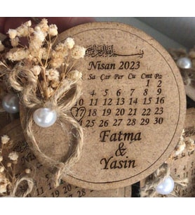Nişan,Nikah Hediyelik Magnet