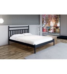 GM 224 LİMA ÇİFT KİŞİLİK METAL KARYOLA SİYAH 140X190