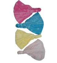 Bandana Seti Lastikli Paraşüt Model Şal Desenli