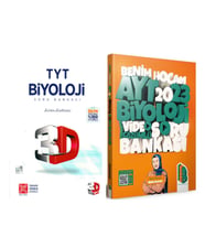 3D TYT Biyoloji ve Benim Hocam 2023 AYT Soru Bankası Seti 2 Kitap
