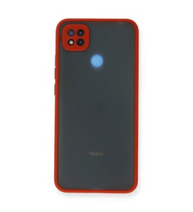 Xiaomi Redmi 9c Kılıf Montreal Silikon Kapak - Kırmızı
