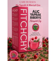 Fitchoy - Alıç Yaprağı & Biberiyeli Çay 90 Gr × 45 Adet (Oğul Otu ve Karabaş Otu İlaveli)