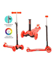 Kırmızı Twist Işıklı Scooter Kırmızı