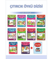 1.ve 2.Sınıflar İçin Çıtırcık Öykü Dizisi + Kitap Okuma Not Defteri (Beyaz)